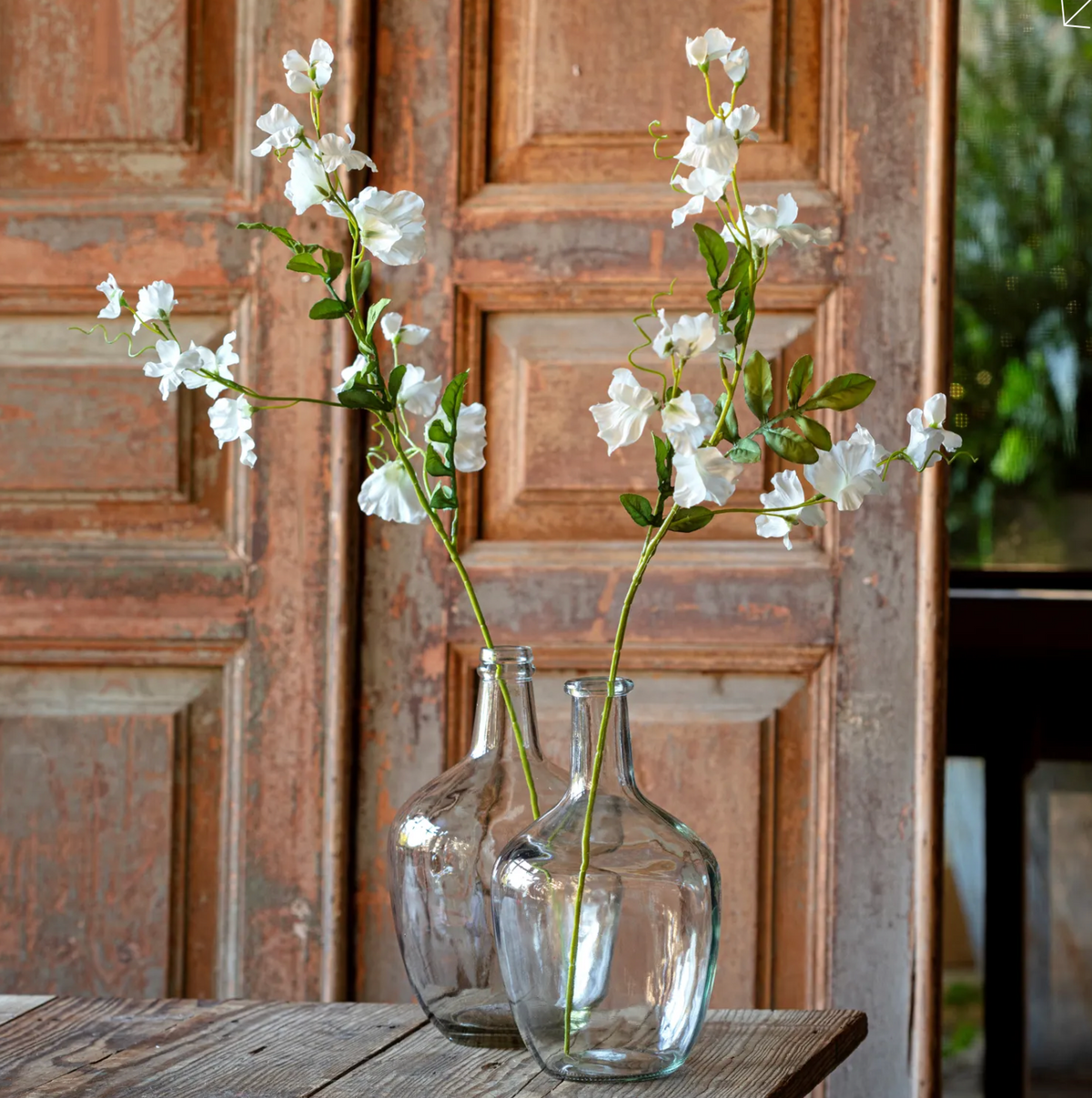 FAUX WHITE SWEET PEA