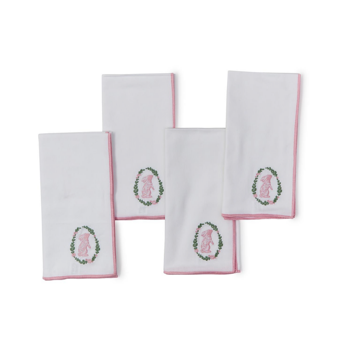 BUNNY EMBROIDERED NAPKIN SET