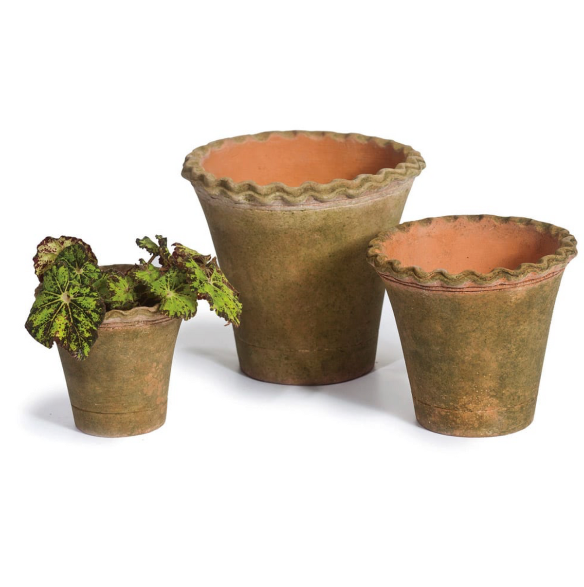 4" PIE CRUST PLANTER