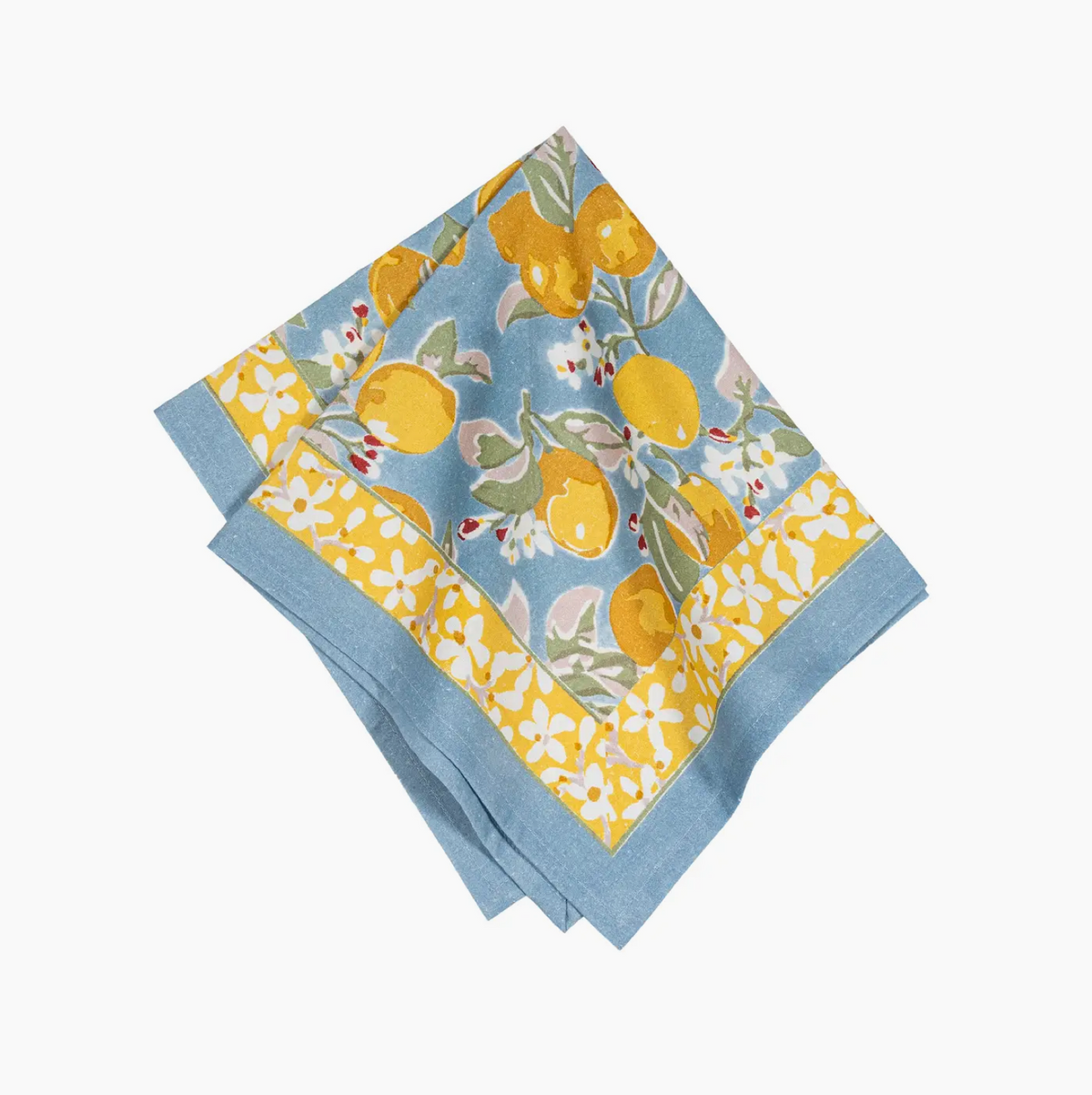 CITRON BLEU & YELLOW NAPKINS