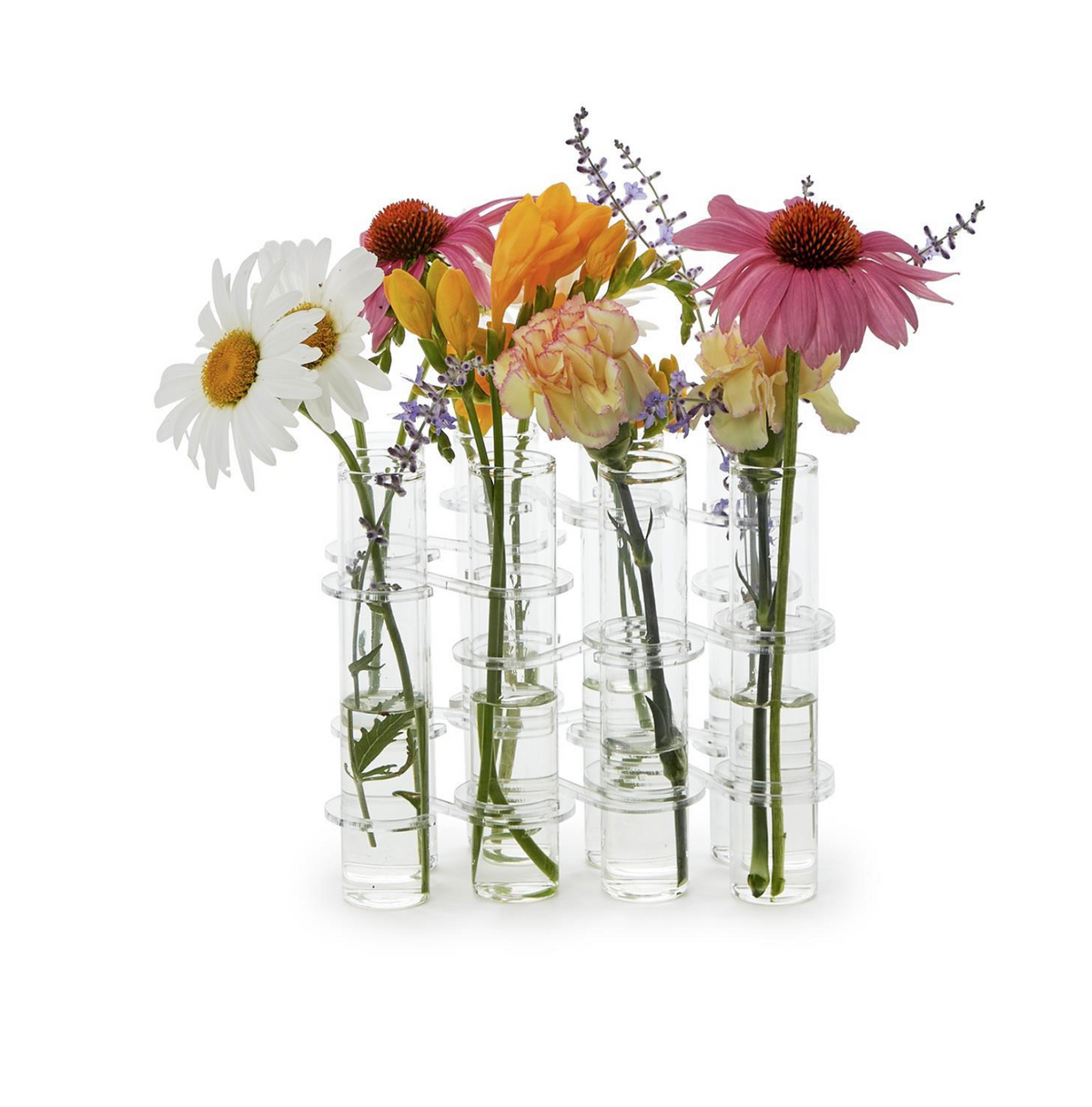 HINGED TUBE FLOWER VASE ARRANGER