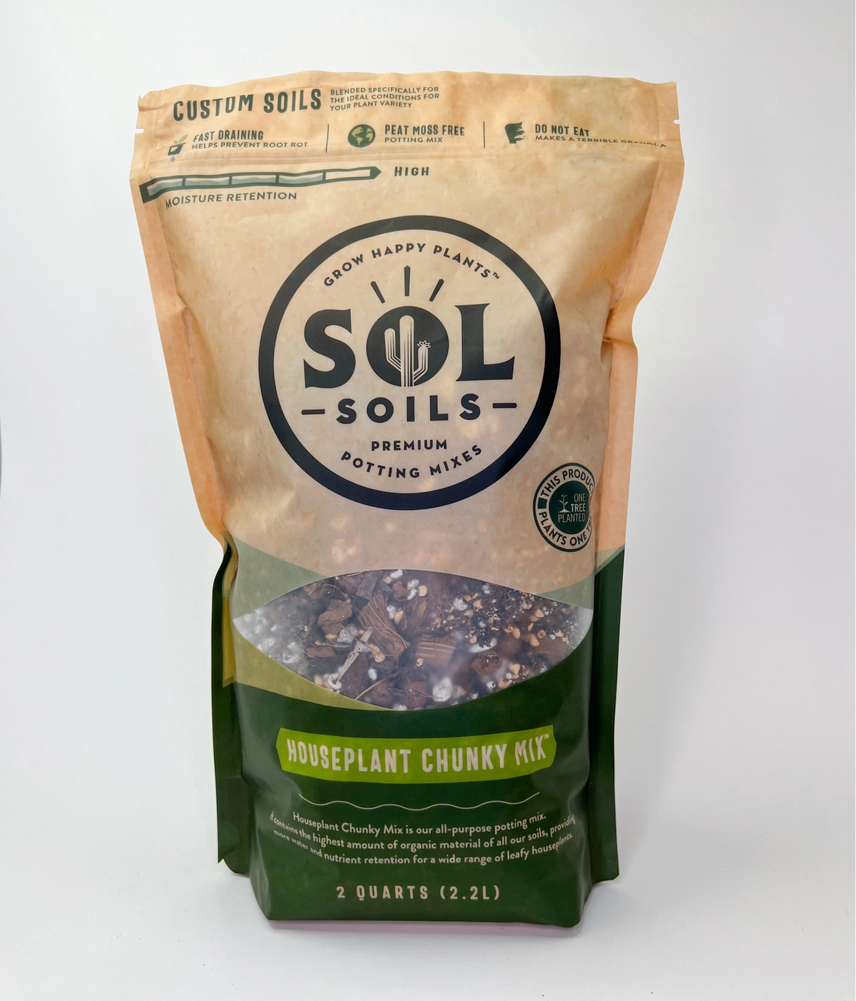 HOUSEPLANT CHUNKY MIX SOIL-2QT