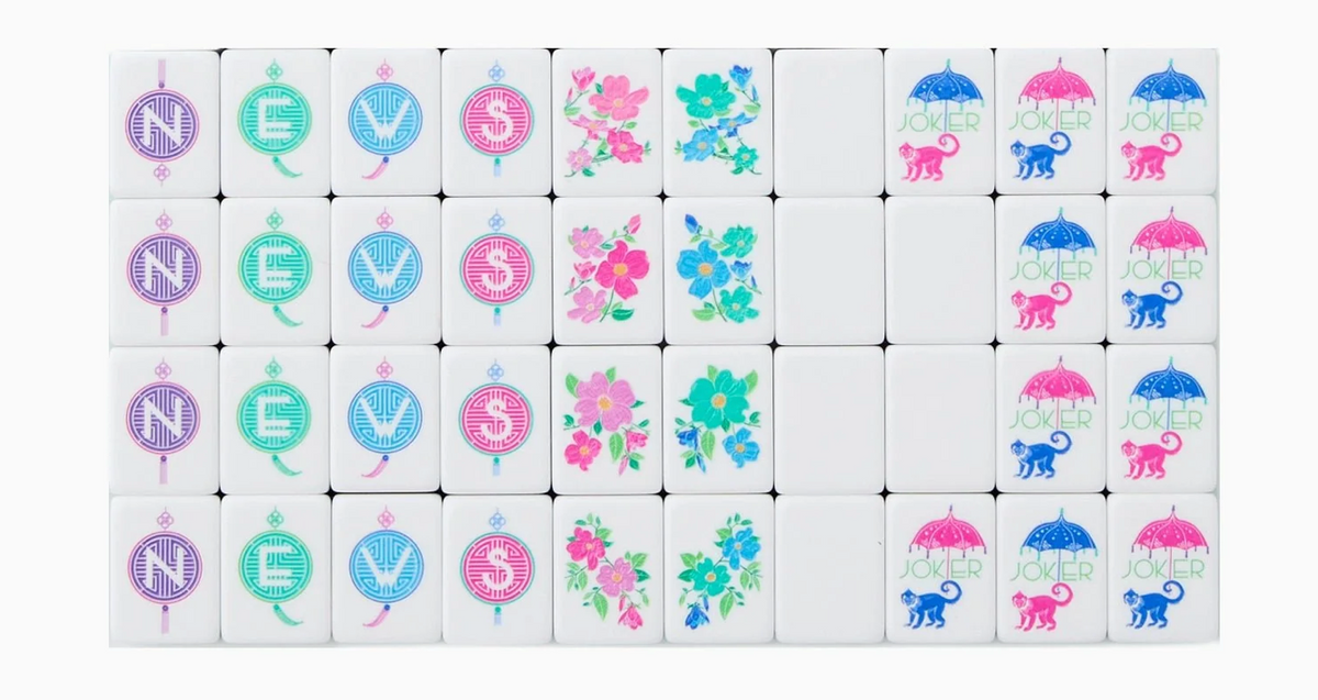 JASMINE MAHJONG TILE SET