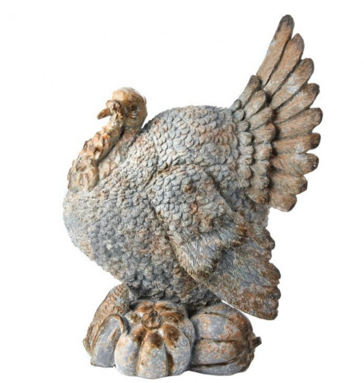17" RESIN TURKEY & PUMPKINS