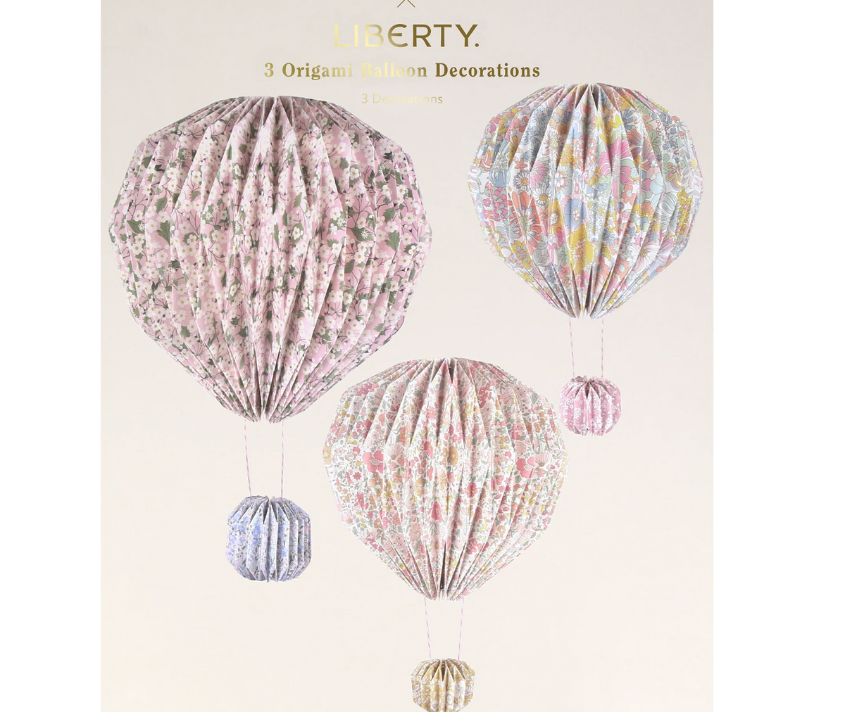 PAPER HOT AIR BALLOONS