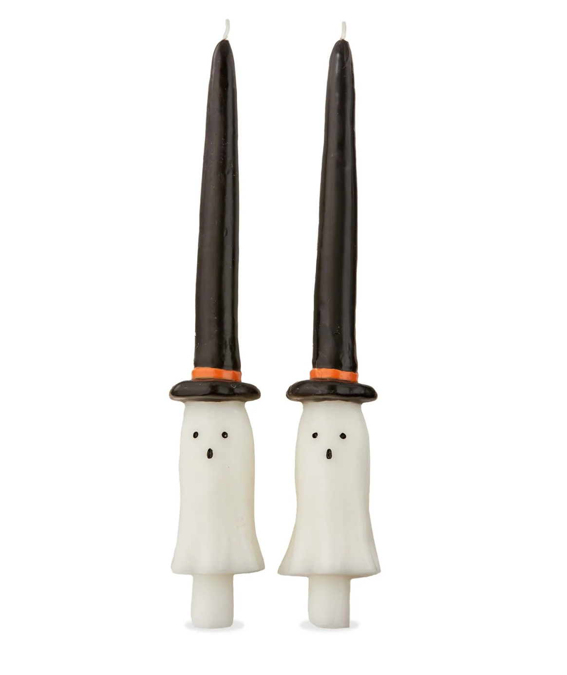 WITCHY GHOST TAPER CANDLES-S/2