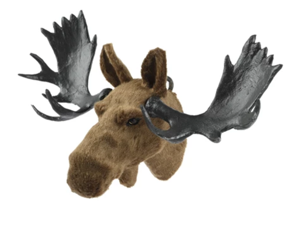 FAUX MOOSE WALL DECOR