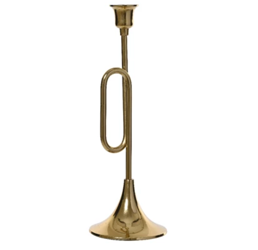 TRUMPET TAPER CANDLEHOLDER