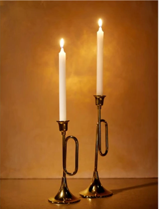 TRUMPET TAPER CANDLEHOLDER