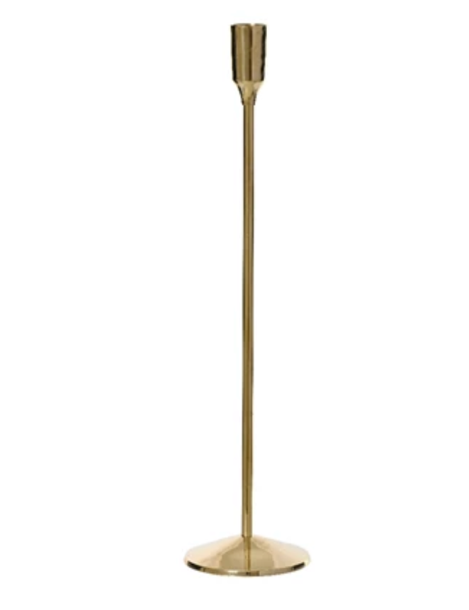 BRASS TAPER HOLDER S/3