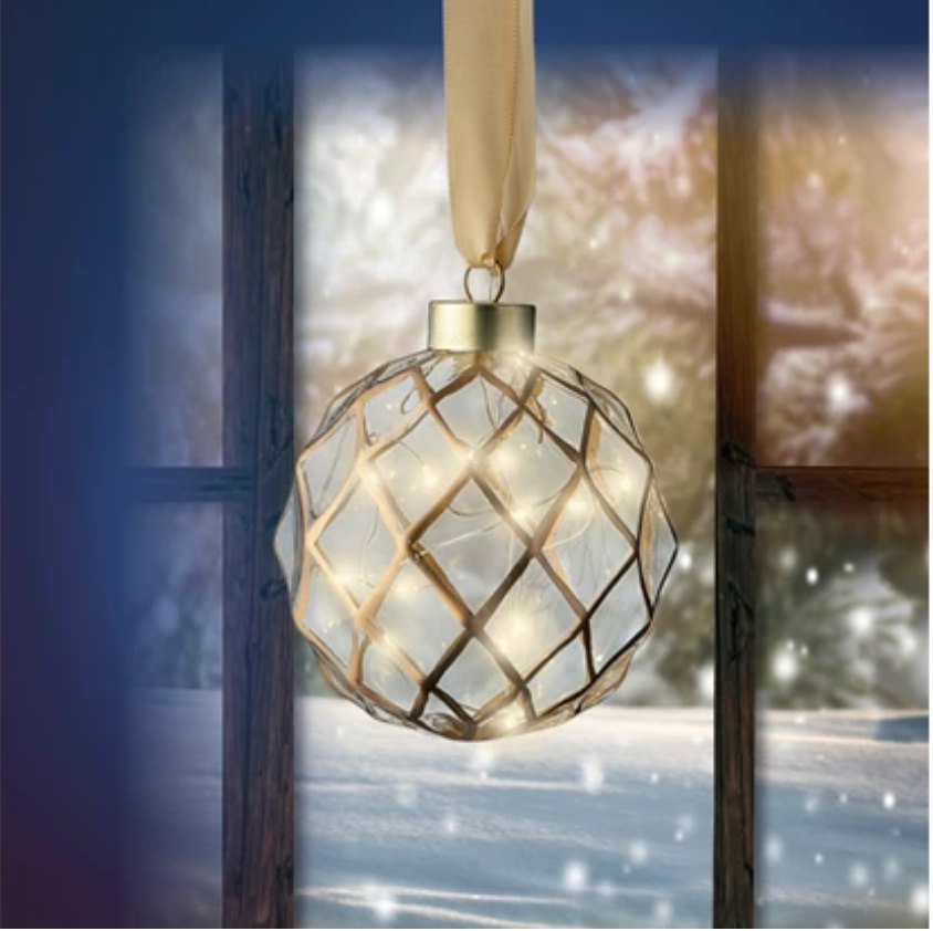 ROUND HOLIDAY PENDANT LIGHT