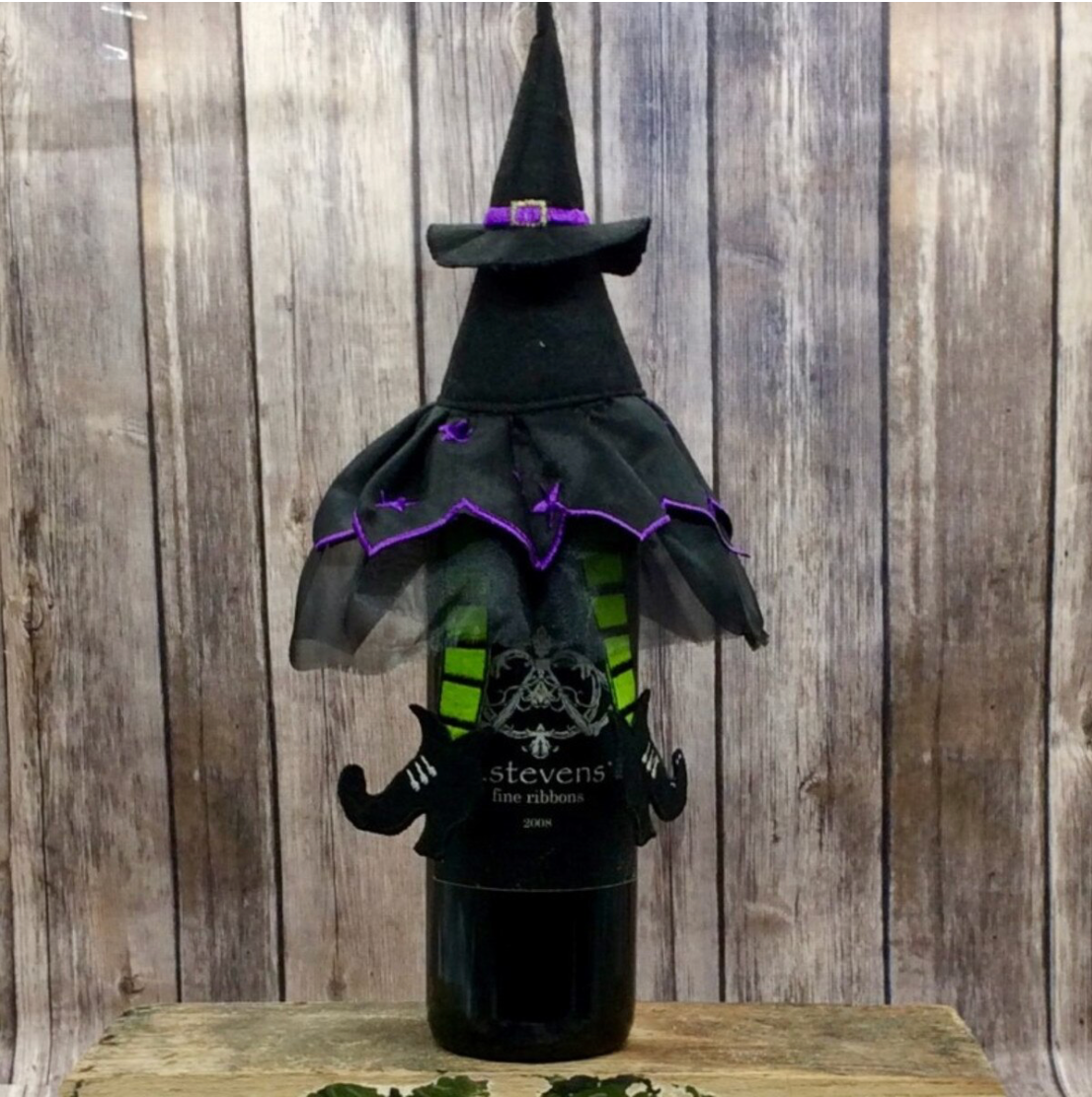 WINE BOTTLE WITCH HAT