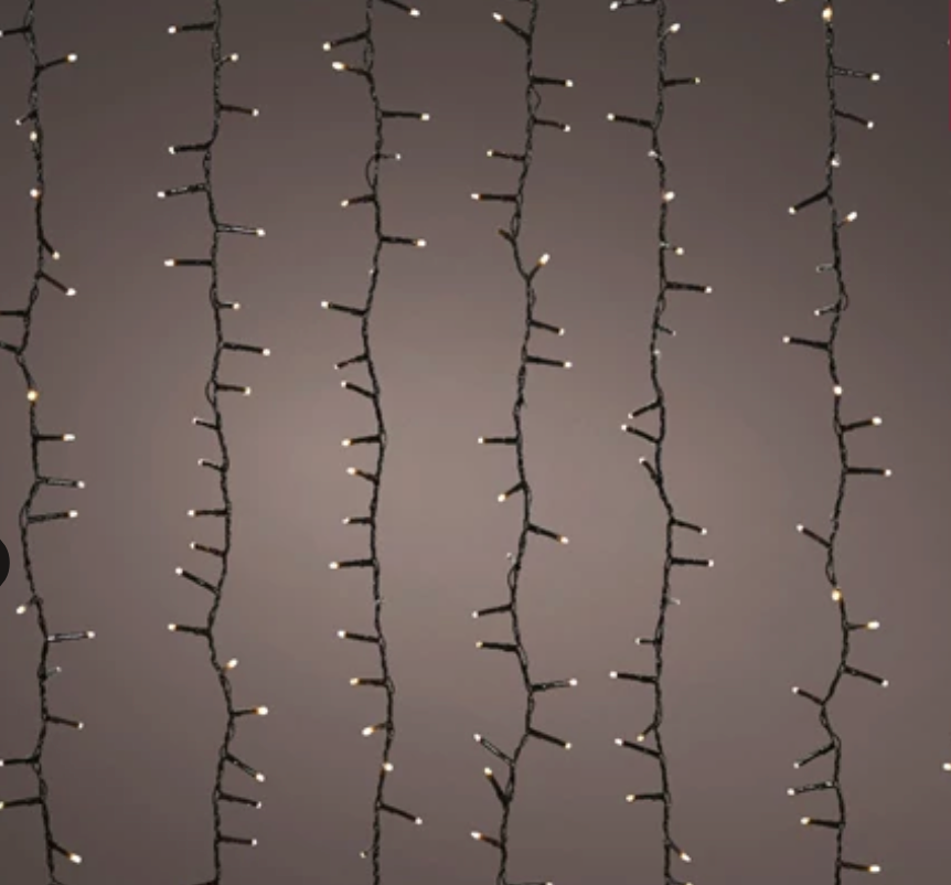 LED TREE CASCADE CLUSTER SPARKLE LIGHTS-1080 LED