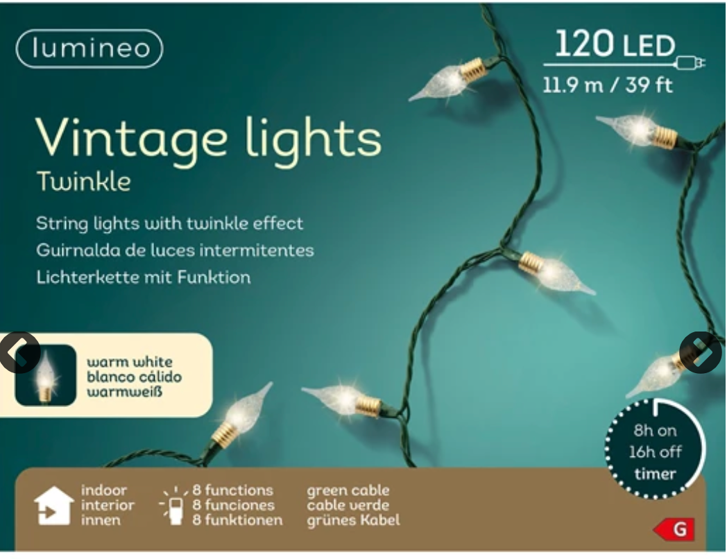LED INDOOR/OUTDOOR VINTAGE LIGHTS