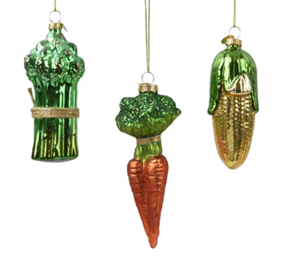 VEGGIE ORNAMENT SET