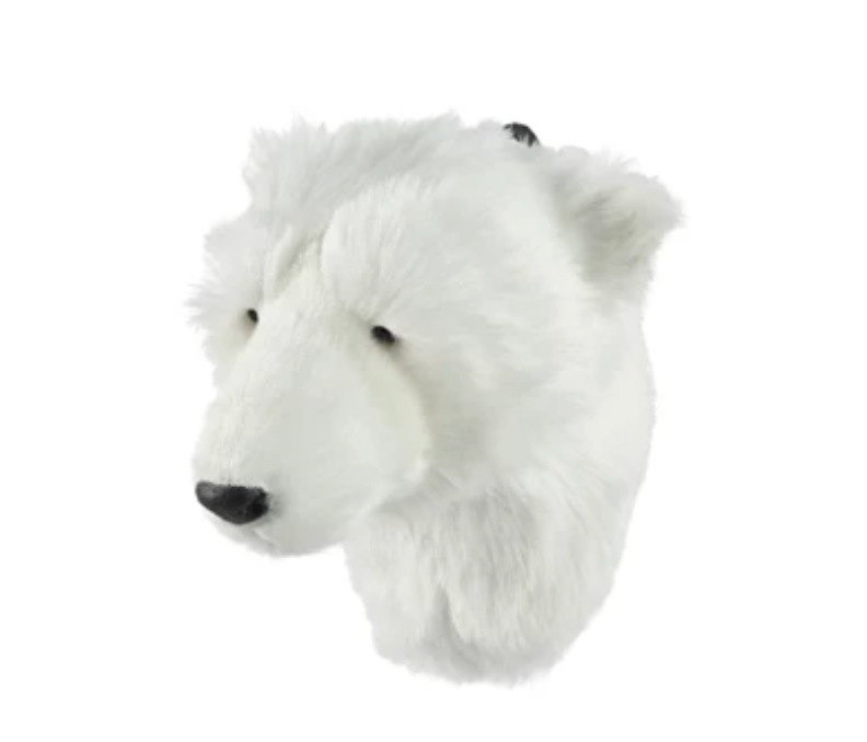 FAUX POLAR BEAR WALL DECOR