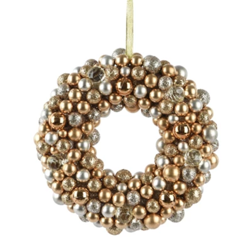 MINI BAUBLE WREATH-SHATTERPROOF