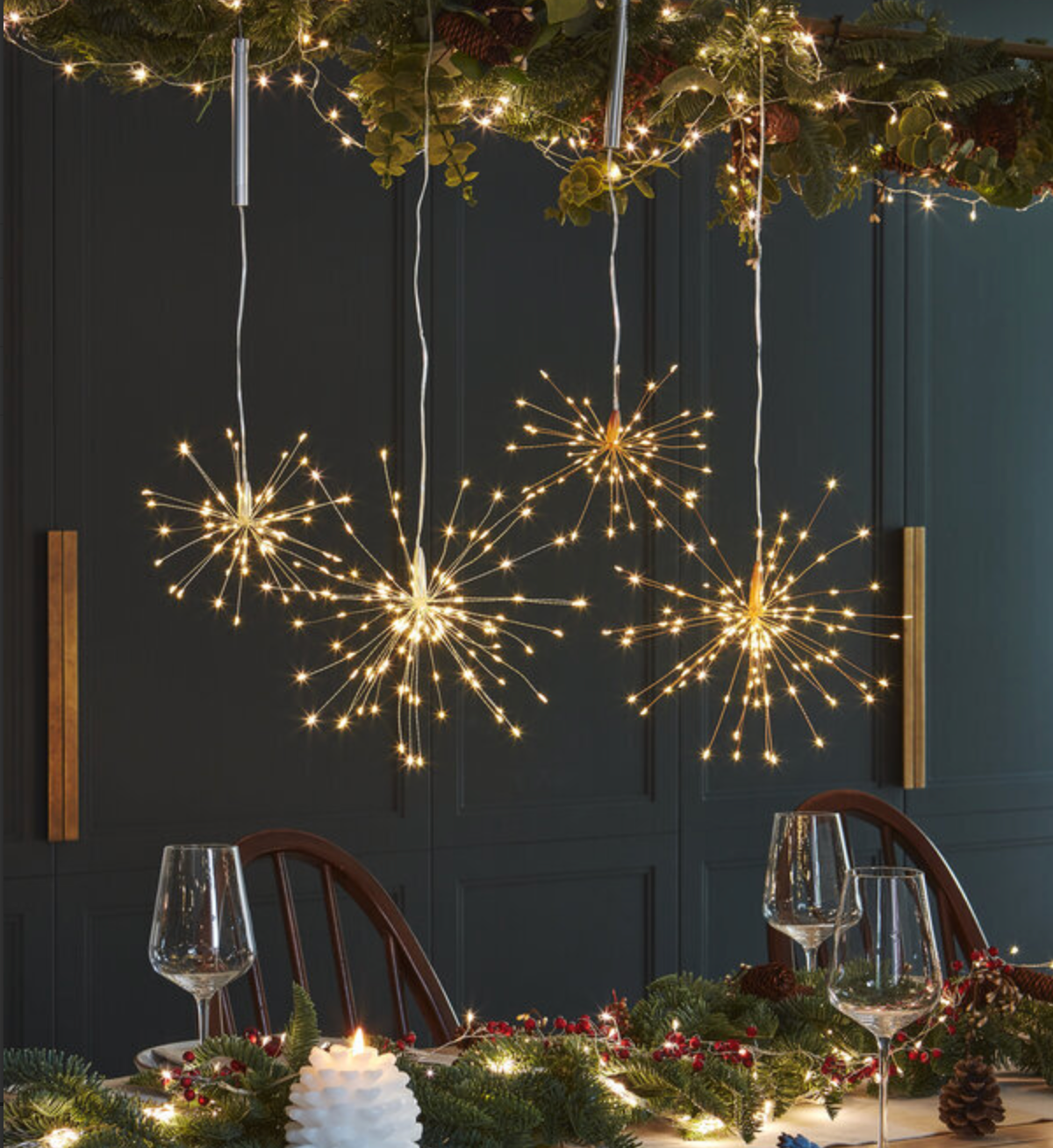 HANGING STARBURST LIGHTS