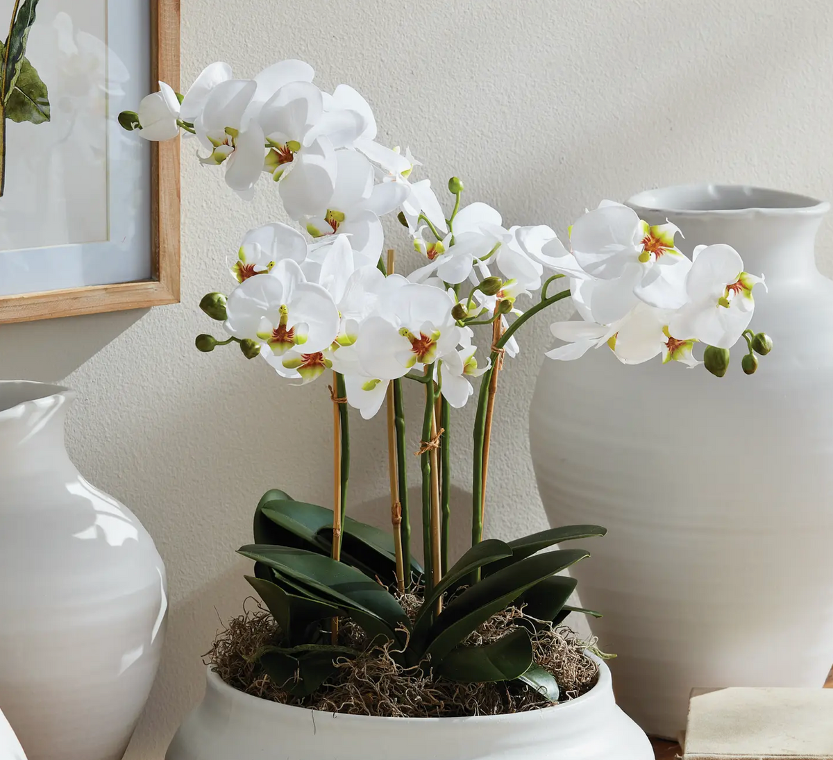 FAUX ORCHID DROP-IN 20"