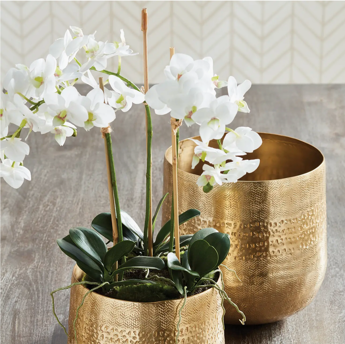 FAUX ORCHID DROP-IN 16"