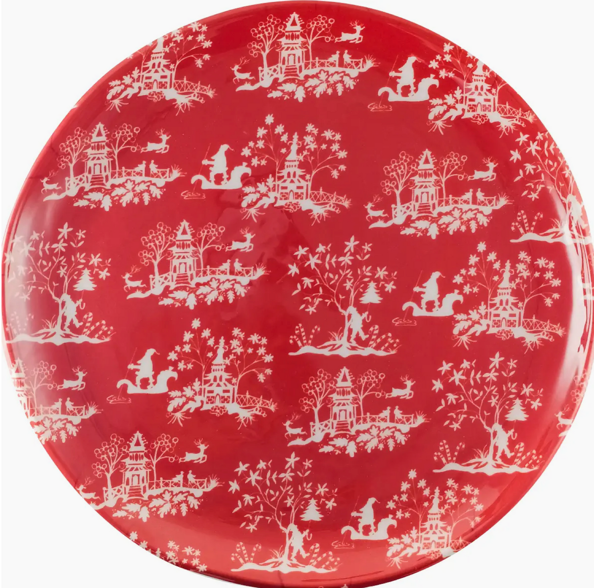 SANTA SALAD PLATE SET