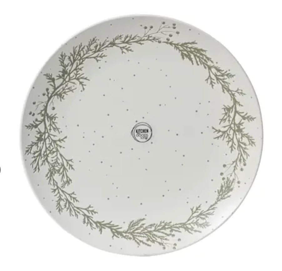 HOLIDAY STONEWARE PLATE