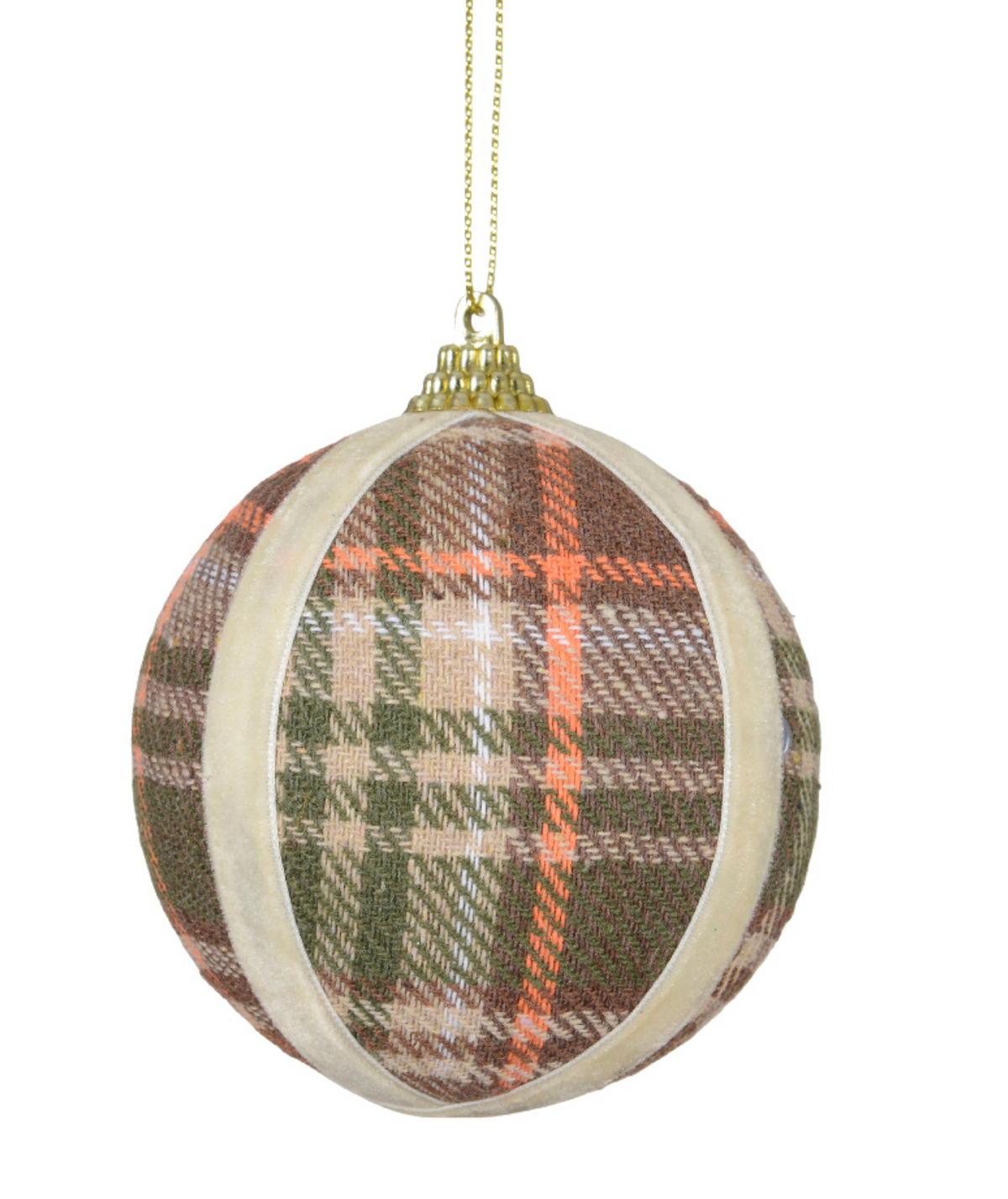 PLAID BAUBLE ORNAMENT (SET OF 12)