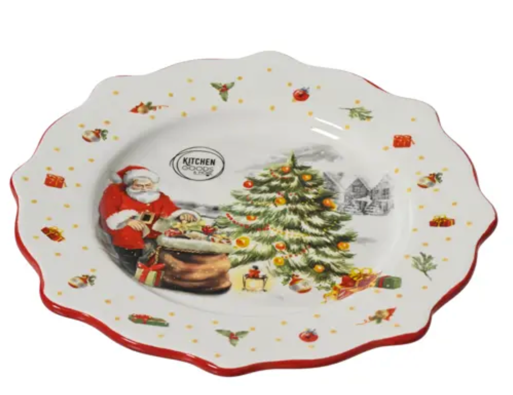 CLASSIC SANTA PLATES