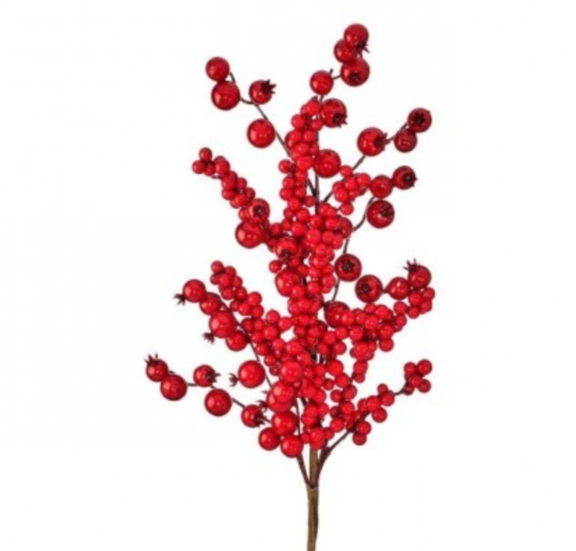 28" WP MIXED BERRY CRABAPPLE SPRAY