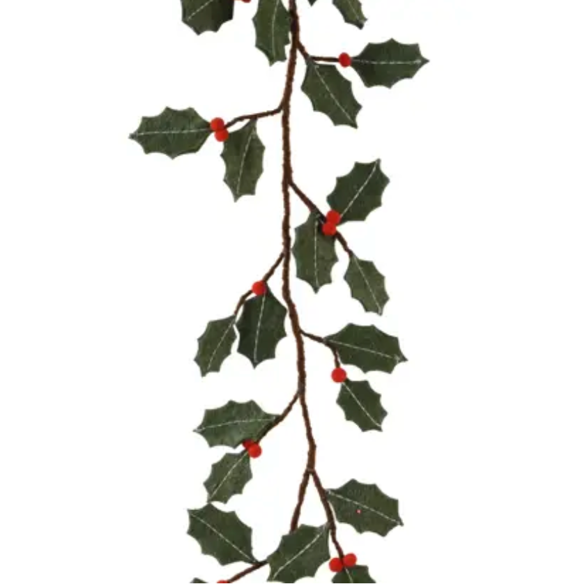 HOLLY FELT GARLAND