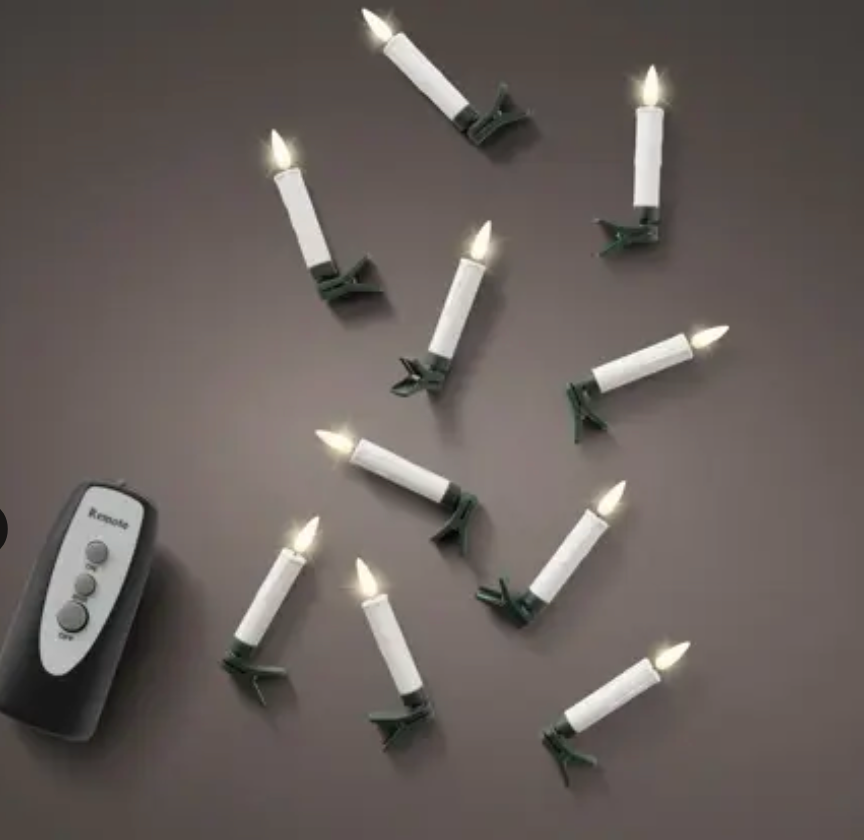 LED CANDLES CLIP-ONS