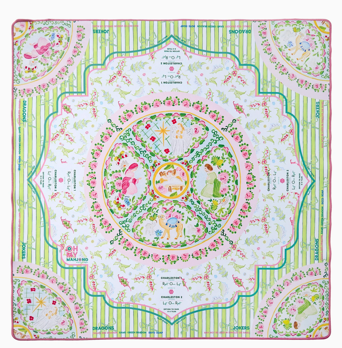 SILENT NIGHT MAHJONG MAT-Limited Edition