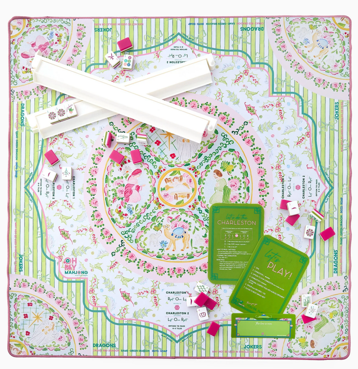 SILENT NIGHT MAHJONG MAT-Limited Edition