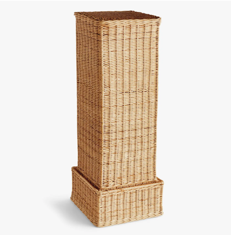 CHARLESTON RATTAN PEDESTAL TALL