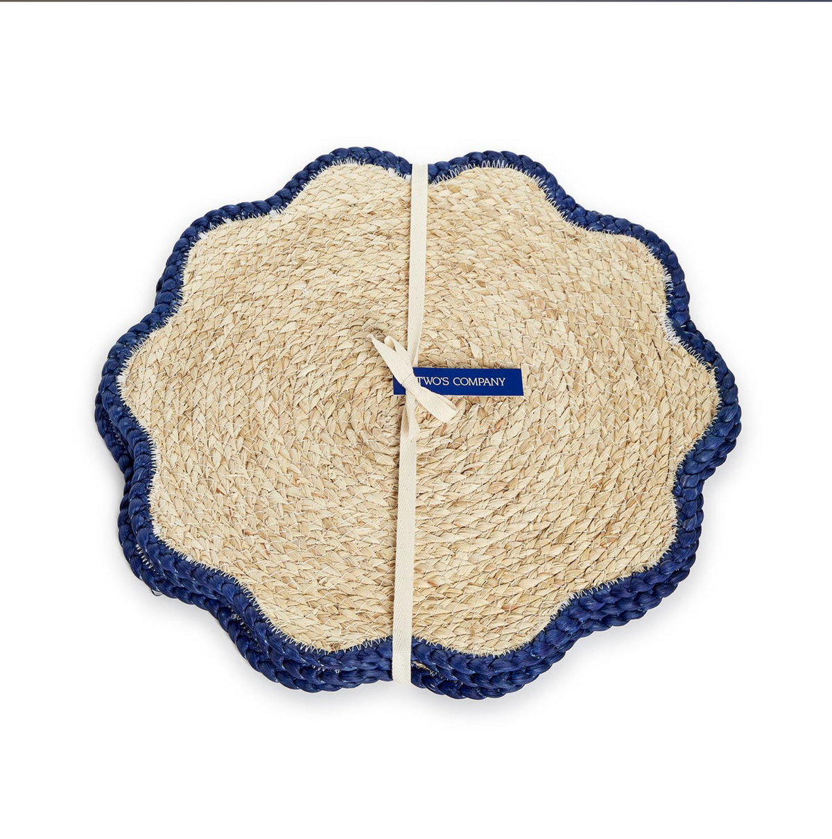 SCALLOPED EDGE PLACEMAT SET OF 4