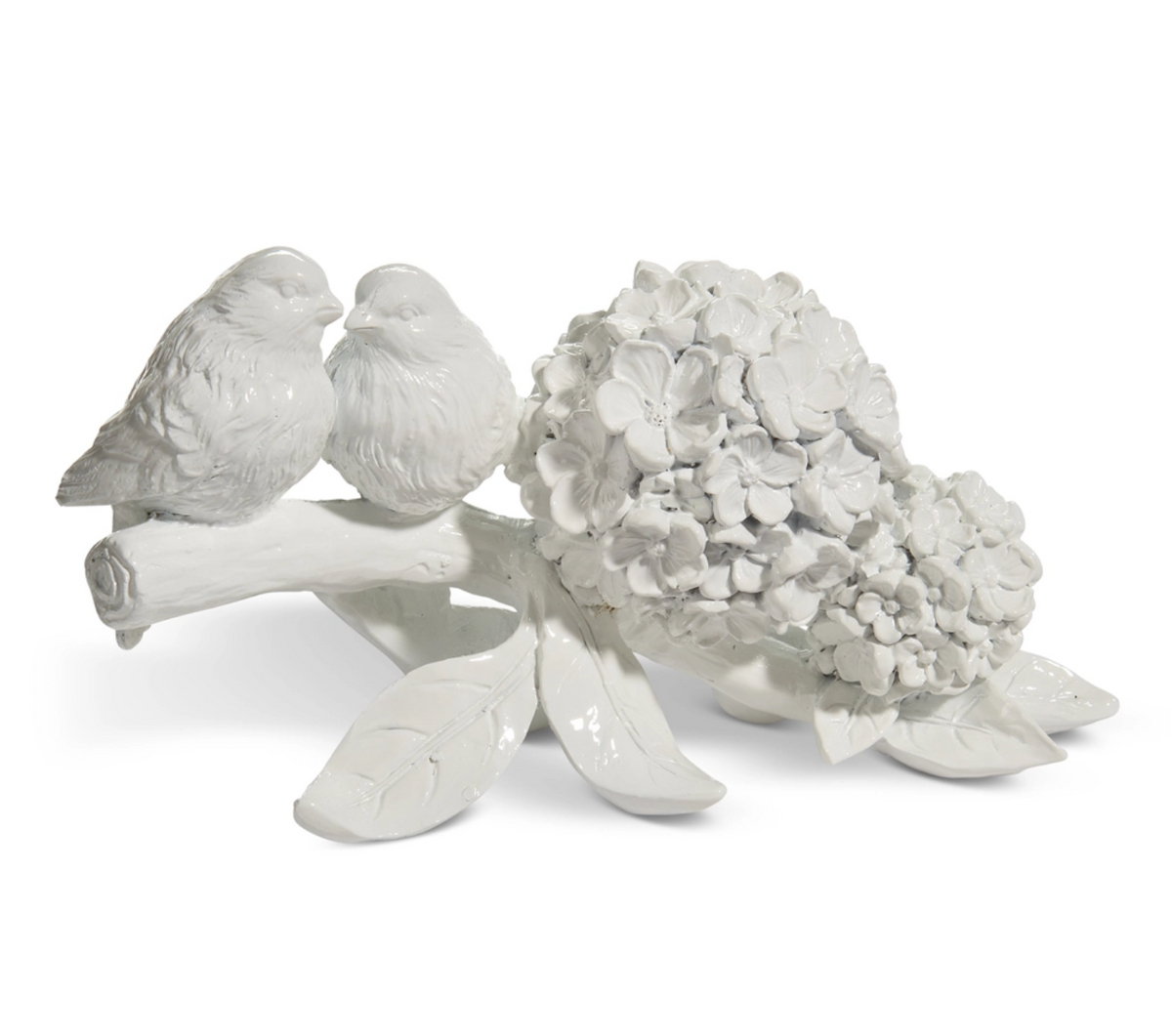 9“ WHITE BIRDS ON BRANCH