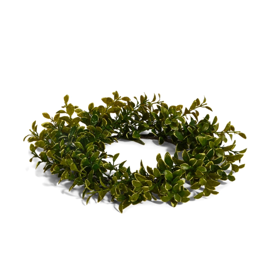 12” BOXWOOD CANDLE RING