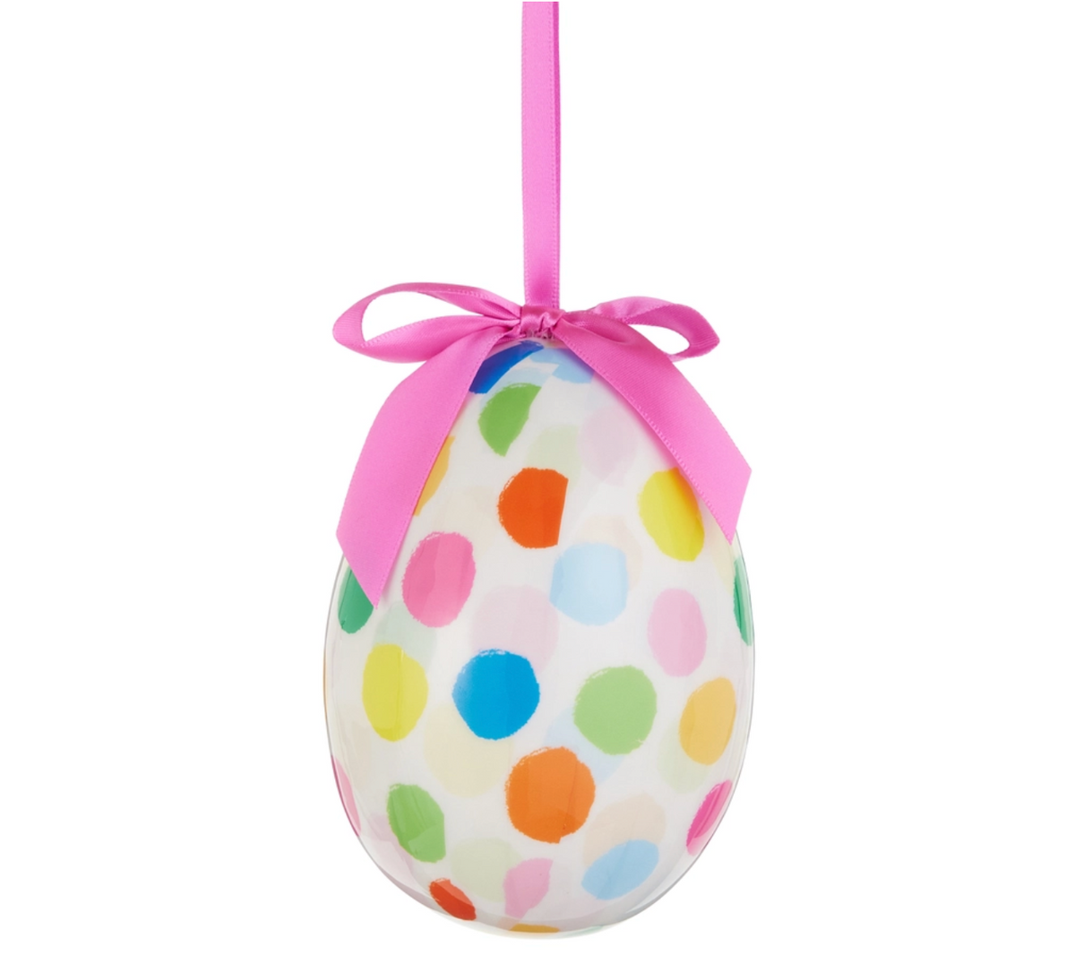 4.5" POLKA DOT CONFETTI EGG