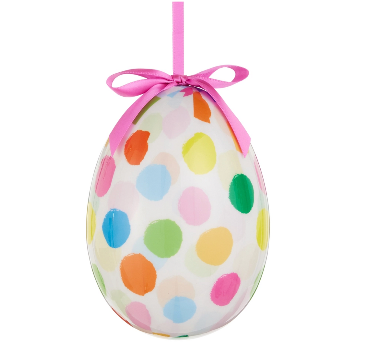 6” POLKA DOT CONFETTI EGG