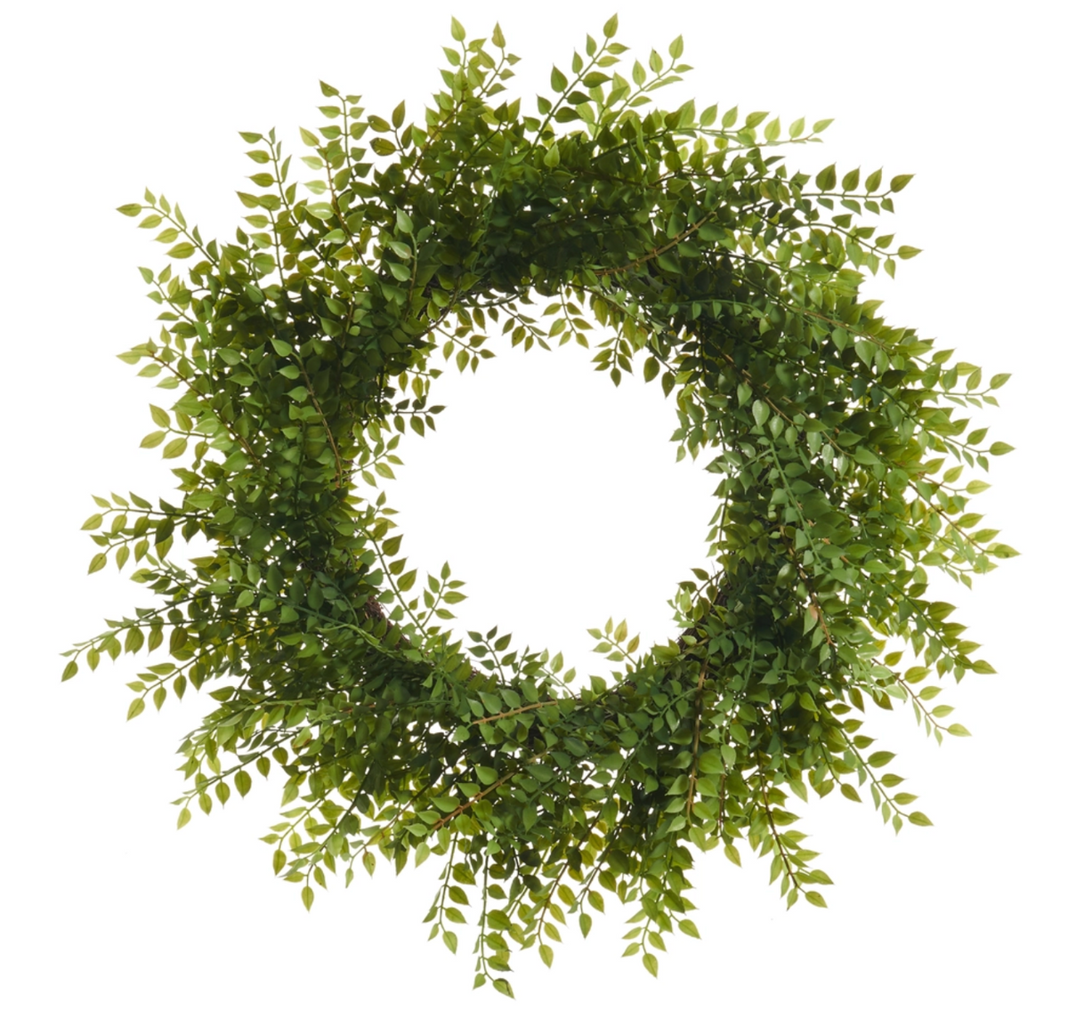 26” GREEN RUSCUS WREATH