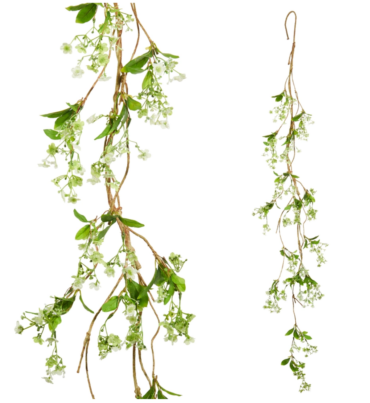 5’ WHITE FLOWERING GARLAND