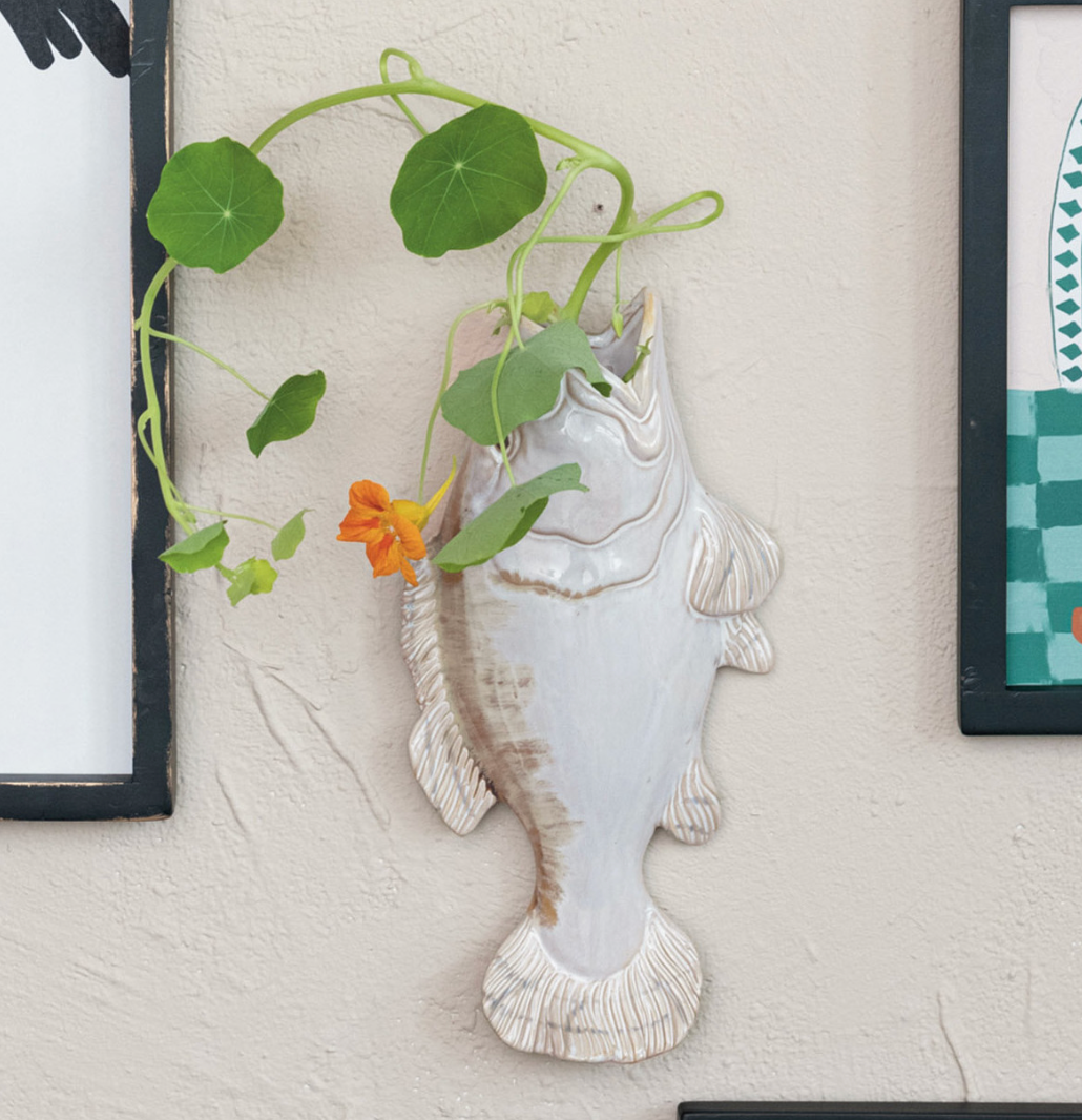 FISH WALL VASE