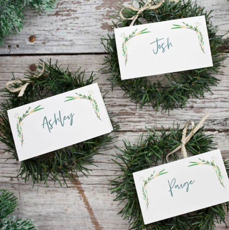 FLORAL COLLECTION PLACECARDS
