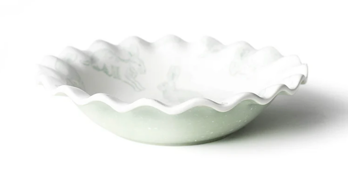 SPECKLED RABBIT SERVING BOWL