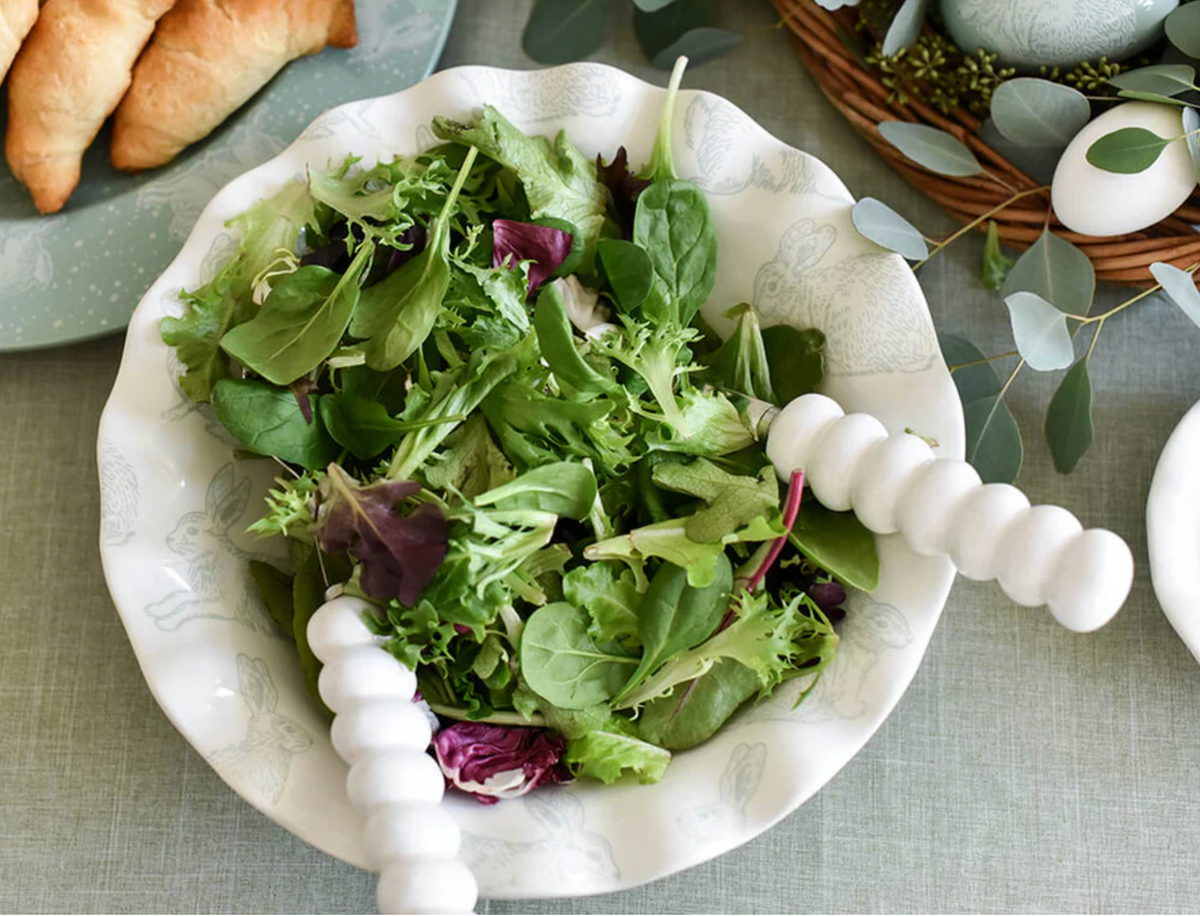 SPECKLED RABBIT SERVING BOWL