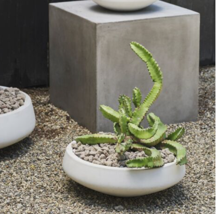 NEWPORT WHITE LOW BOWL