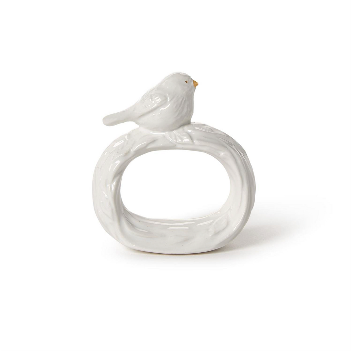 WHITE BIRD NAPKIN RINGS