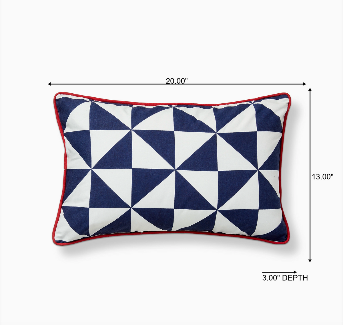 PINWHEEL LUMBAR OUTDOOR PILLOW