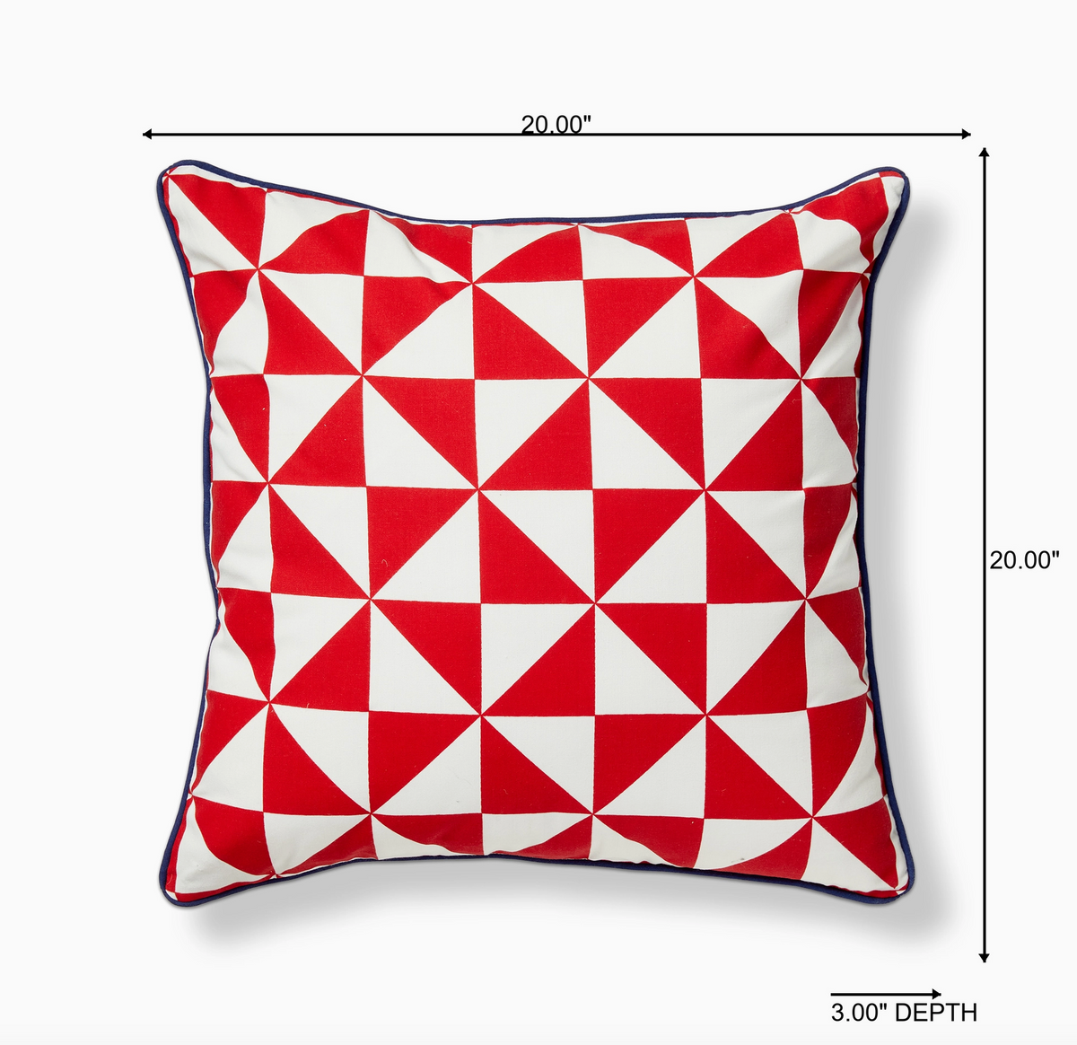 PINWHEEL SQUARE OUTDOOR PILLOW