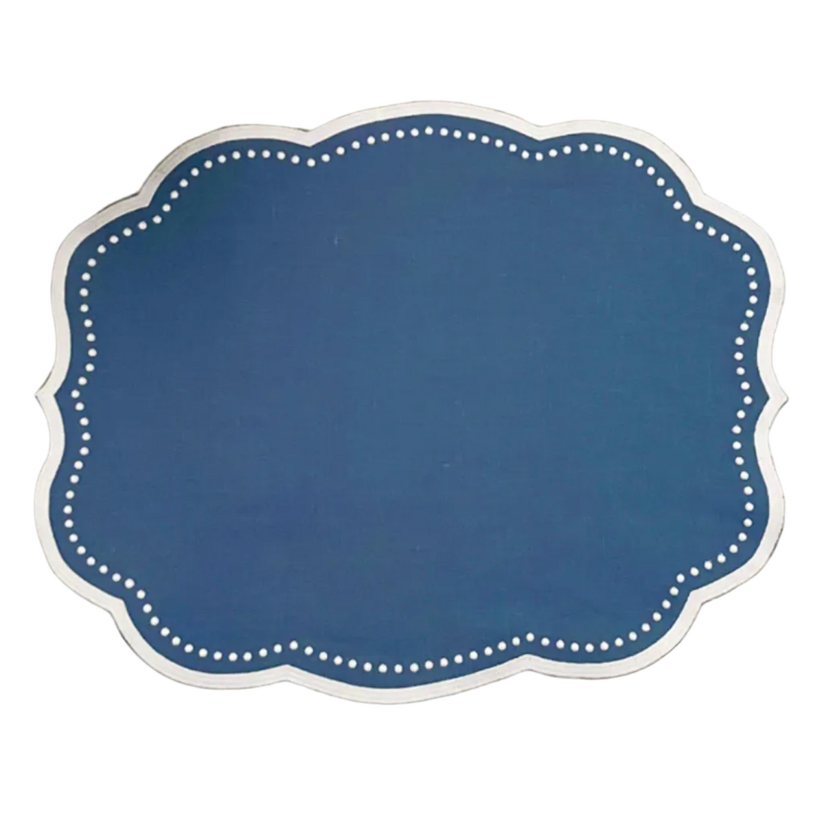 Blue Ocean Dots Placemat Set